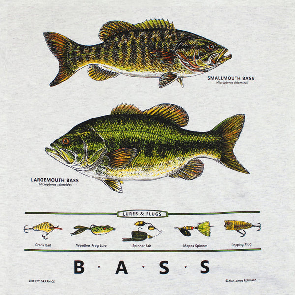 Bass & Flies Adult Ash T-shirt