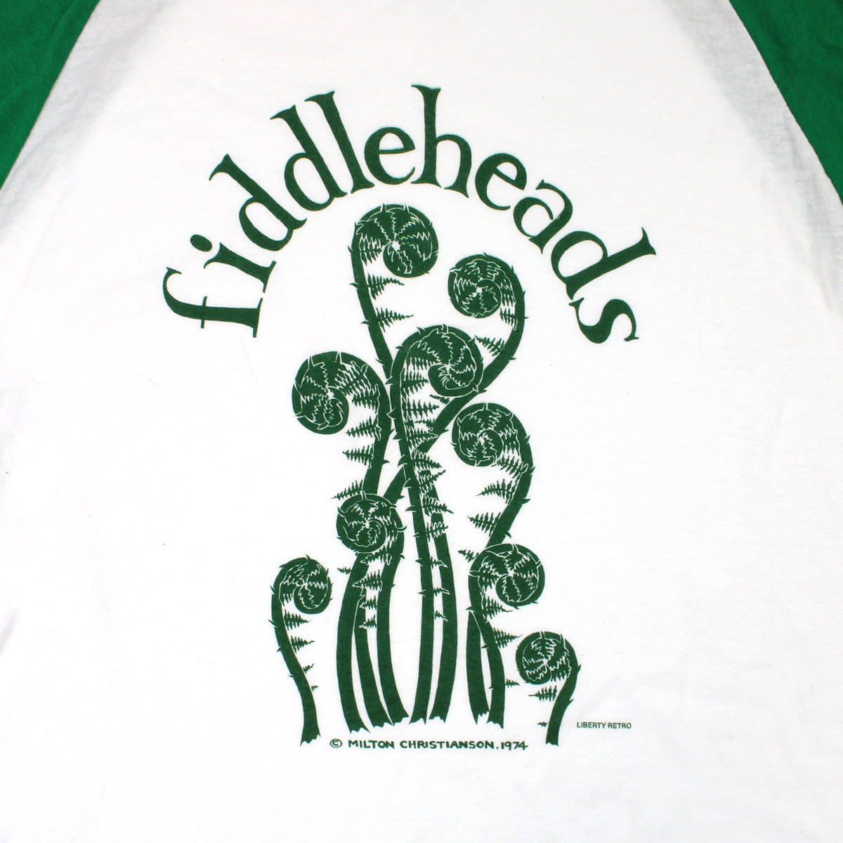 Fiddleheads Adult 3/4 Sleeve Raglan T-shirt – Liberty Graphics