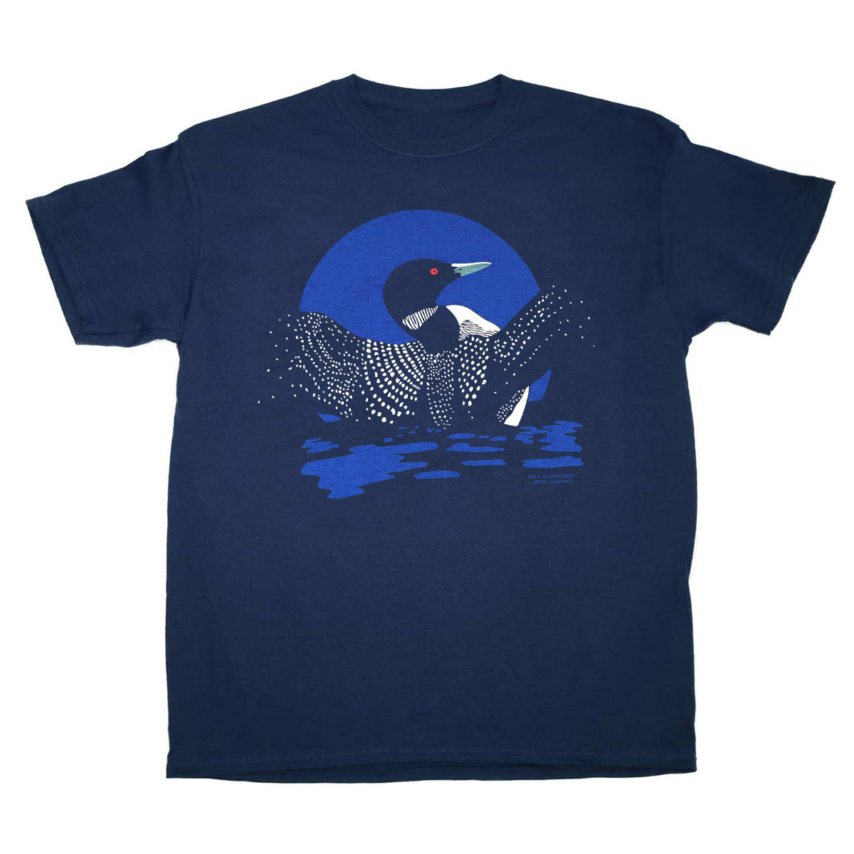 Loon n' Moon Youth Navy T-shirt