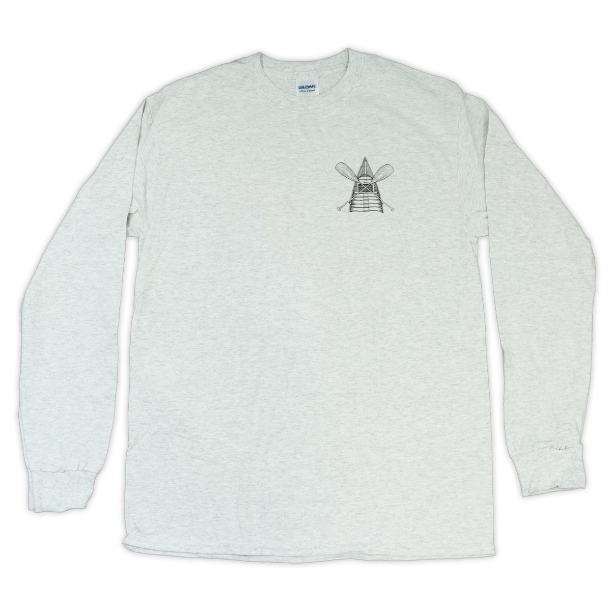 トップス american cotton long sleeve tee shirt North American Classics Ash Long Sleeve T-shirt – Liberty Graphics