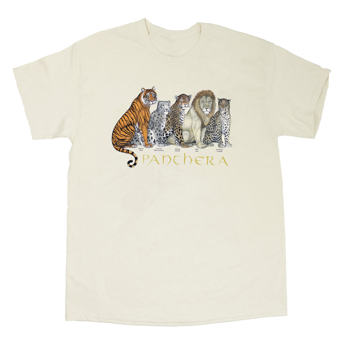 Panthera Adult Natural T-shirt – Liberty Graphics