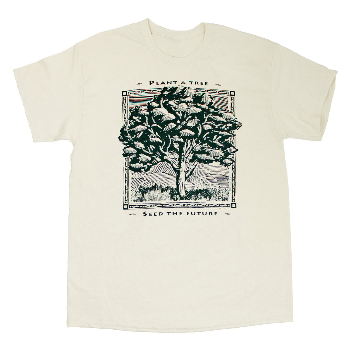 Plant A Tree Adult Natural Organic T-Shirt – Liberty Graphics