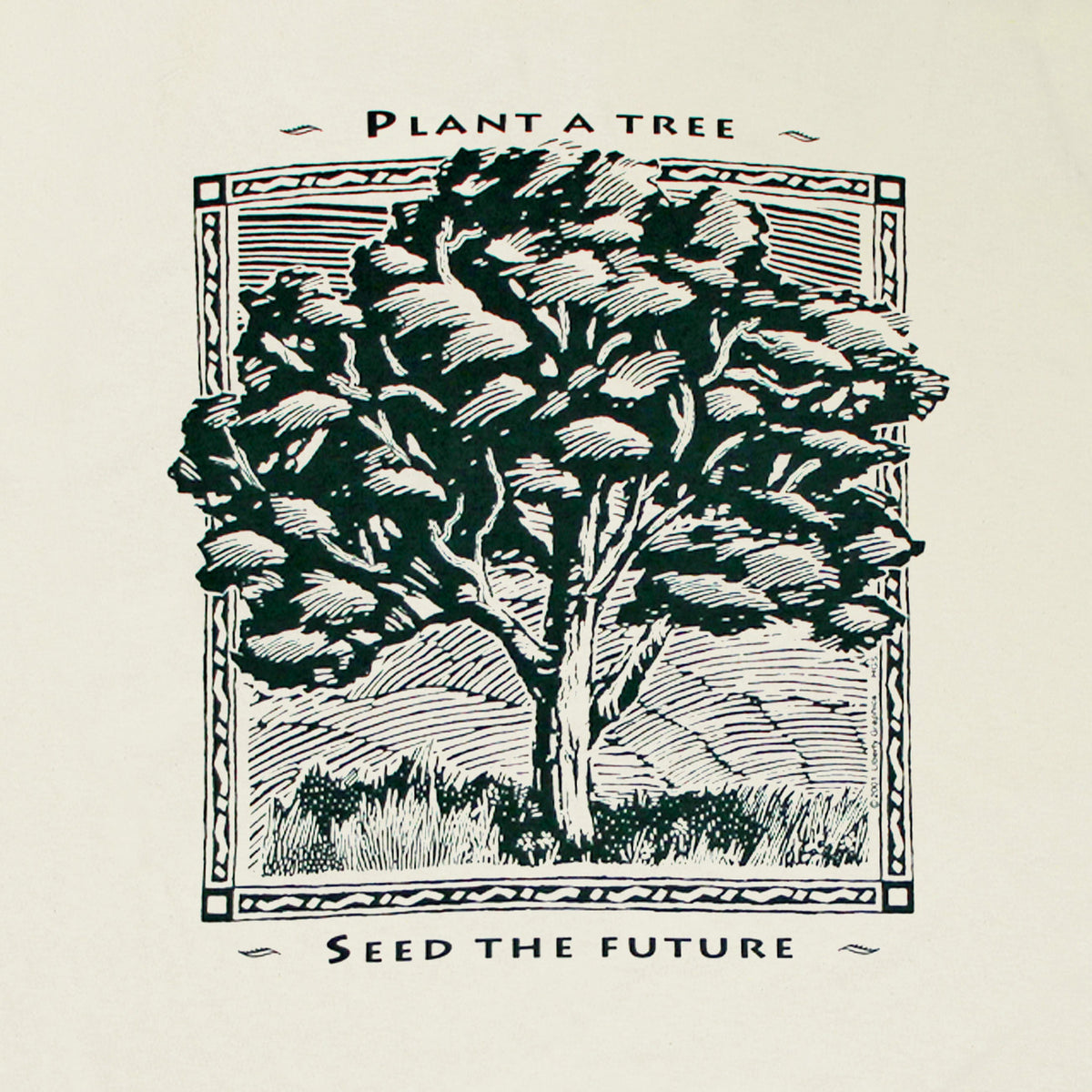 BECOME TREE Tシャツ XL plant_a_tree_close_1200x1200.