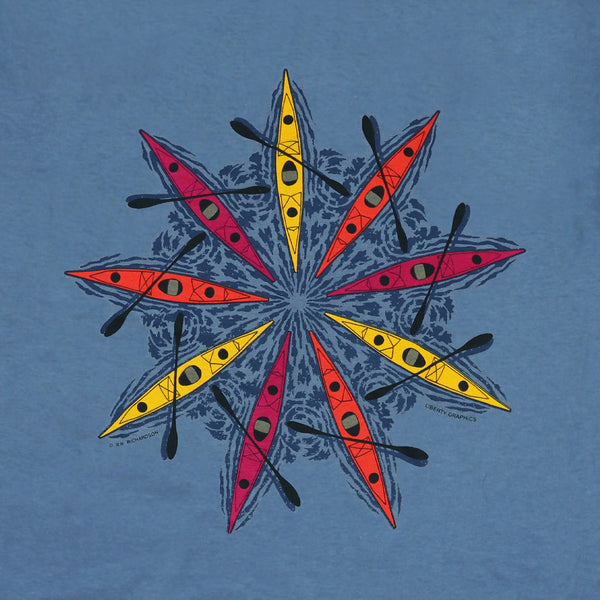Sea Kayaks Adult Indigo T-shirt