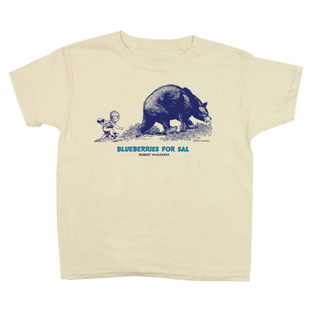 Robert McCloskey's Blueberries for Sal – Bear Youth Natural T-shirt