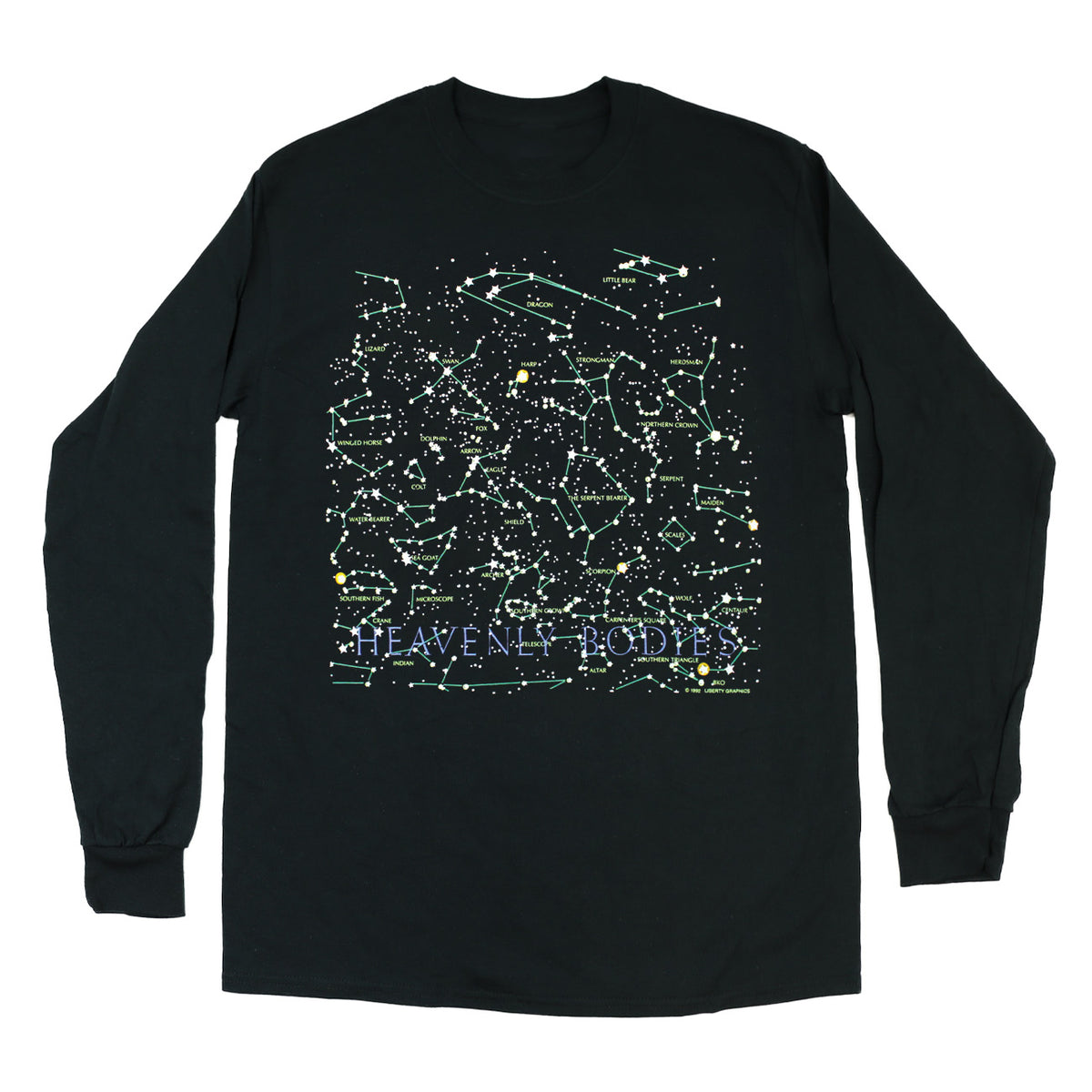 HEAVENLY BODIES 星座Tシャツ　発光 HEAVENLY BODIES 星座Tシャツ 発光 - メルカリ