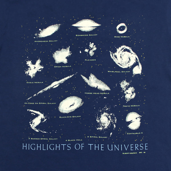Highlights of the Universe Adult Navy  T-shirt