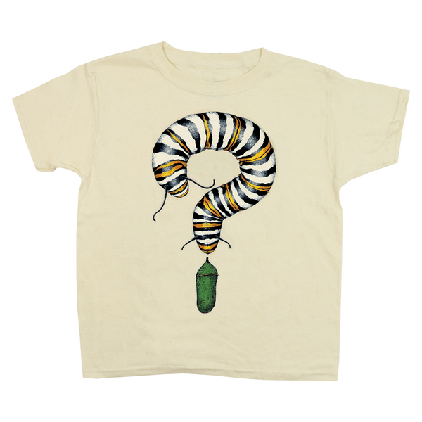 Monarch Metamorphosis Youth Natural 2-Sided T-shirt