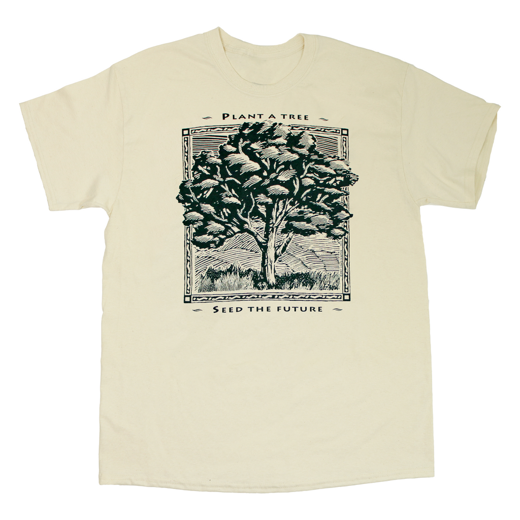 Plant A Tree Adult Natural Organic T-Shirt