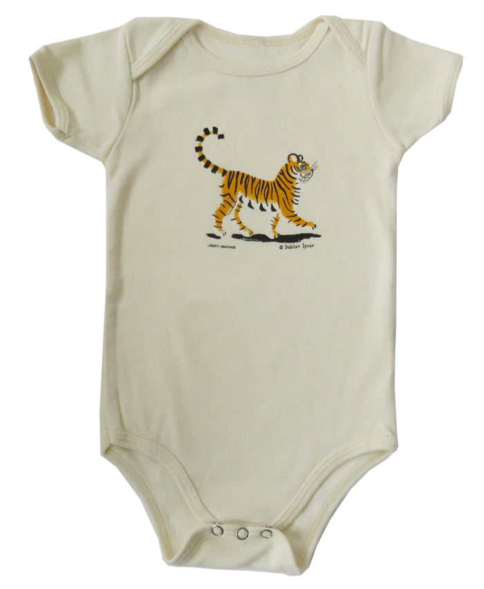 Dahlov Ipcar's Little Tiger Organic Infant Natural One-piece