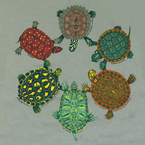 Turtle Circle Adult Sage T-shirt