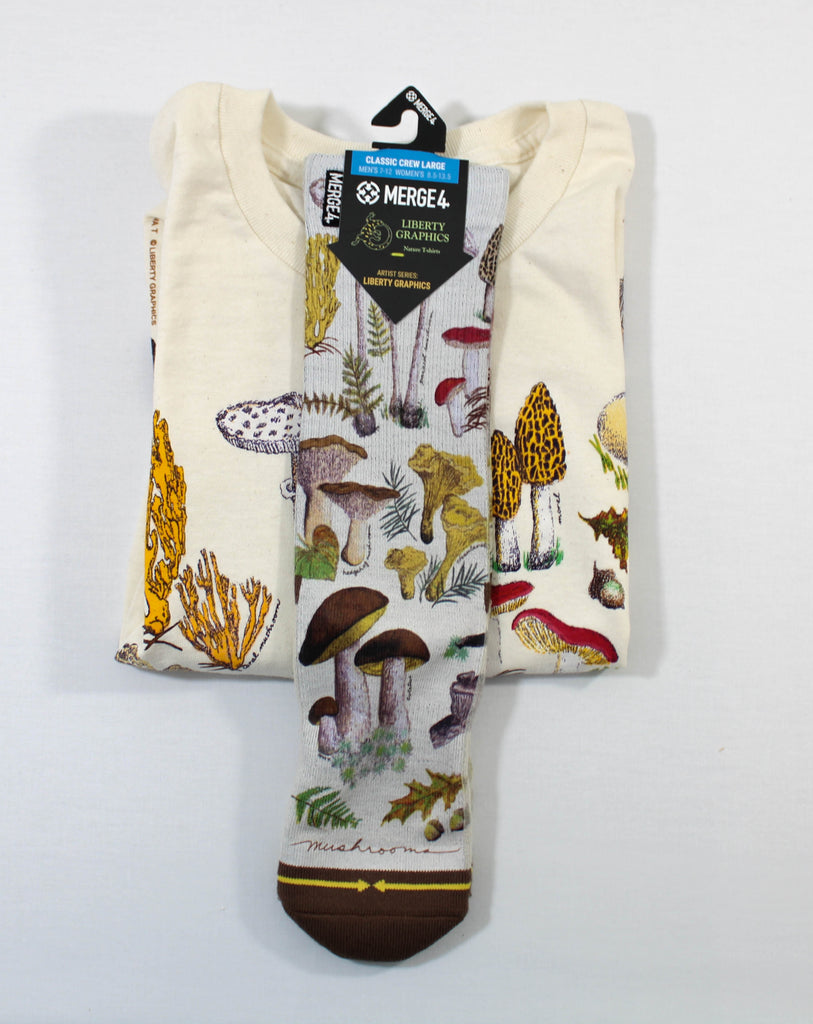 Mushrooms Socks by Merge4