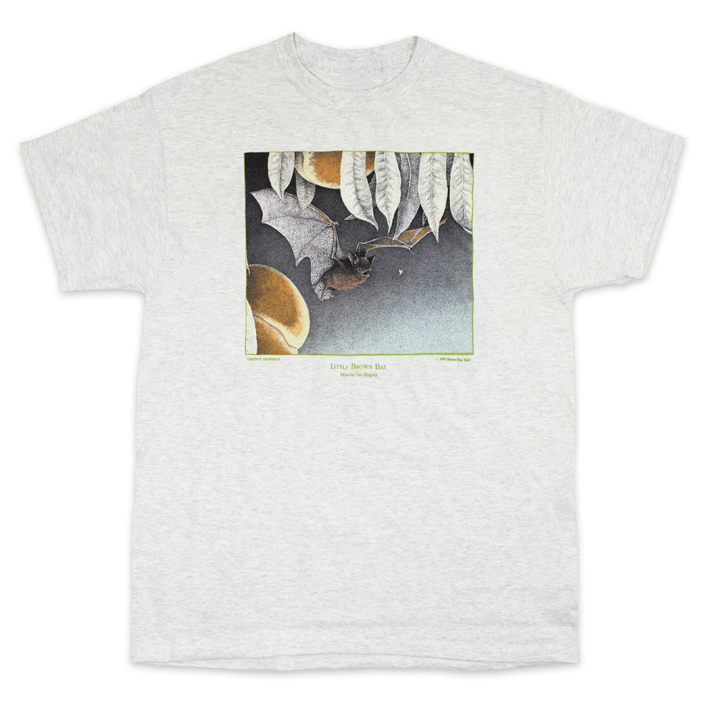 Bat In Flight Adult Ash T-shirt