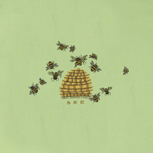 Bee Hive Adult Pistachio T-shirt