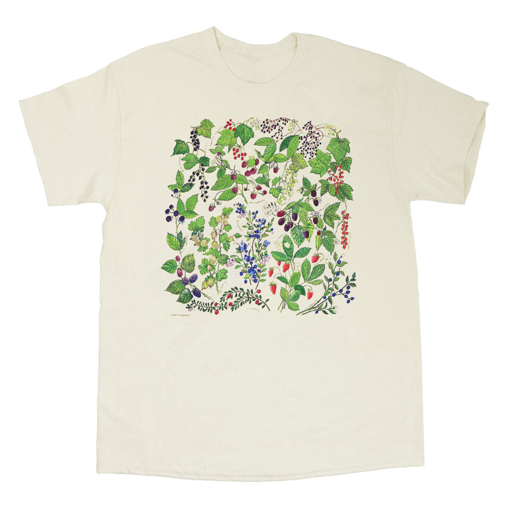 Berries Adult Natural T-shirt