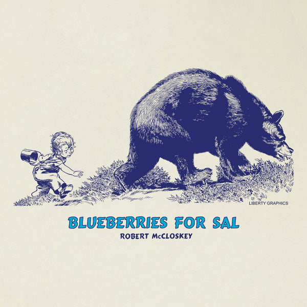 Blueberries for Sal – Bear Youth Natural T-shirt