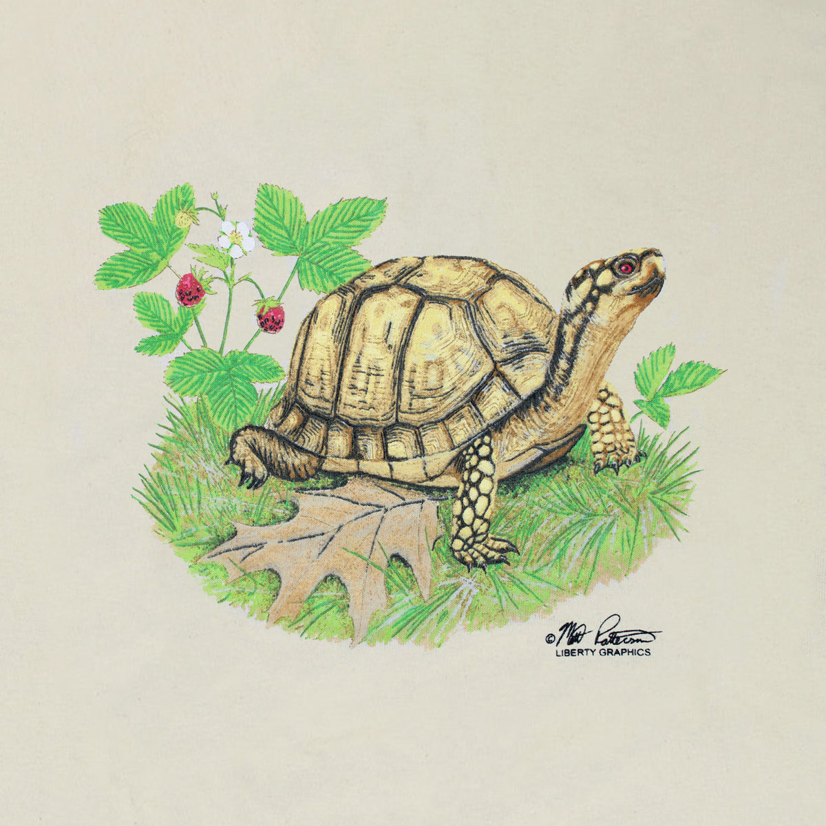 Turtle & Berries Adult Stone T-shirt – Liberty Graphics