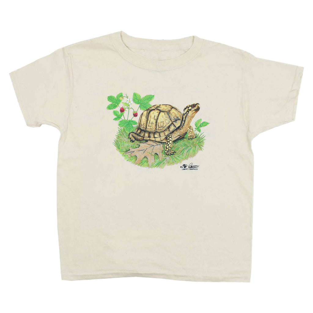 Turtle & Berries Youth Natural T-shirt
