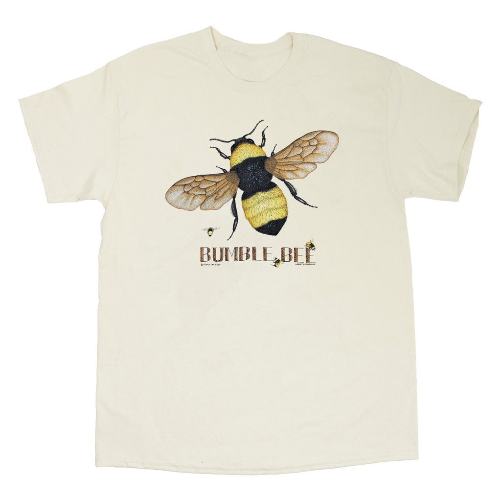 Bumble Bee Adult Natural T-shirt