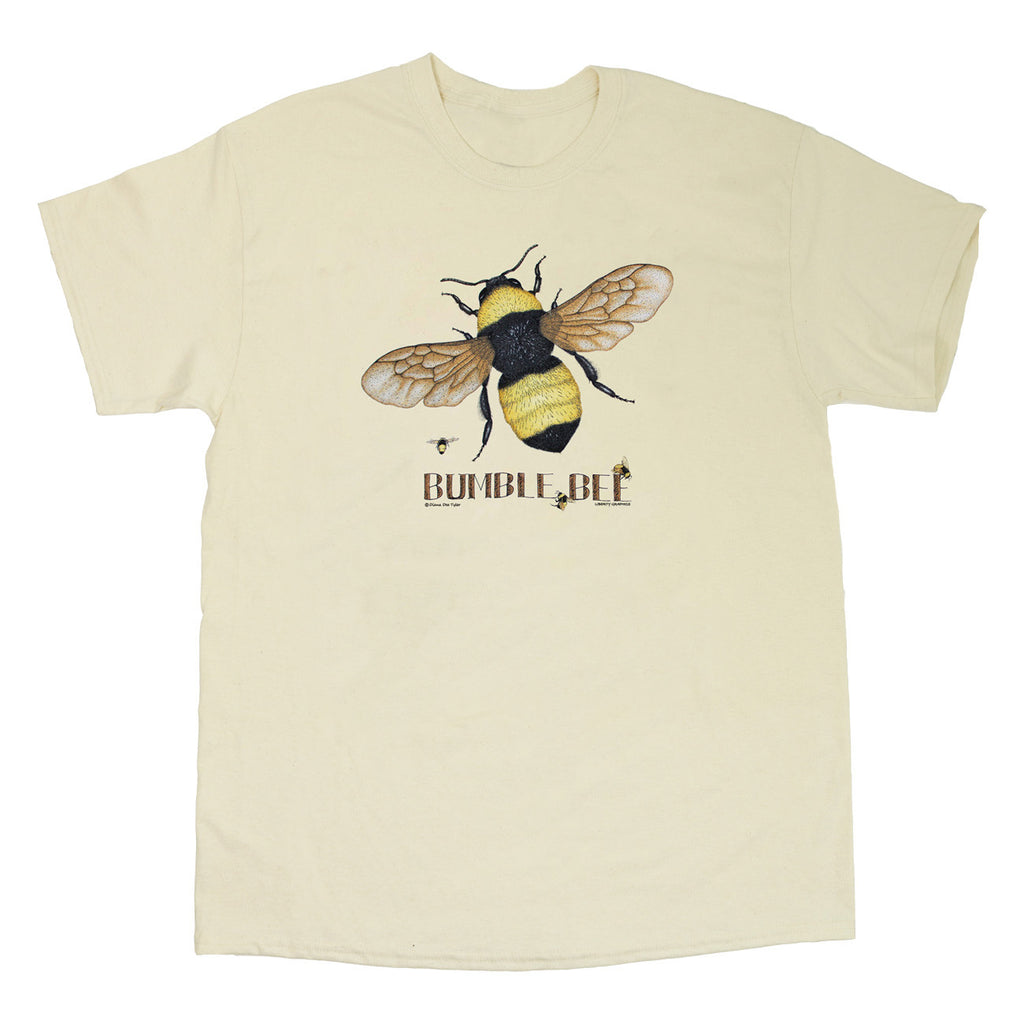 Bumble Bee Adult Natural T-shirt