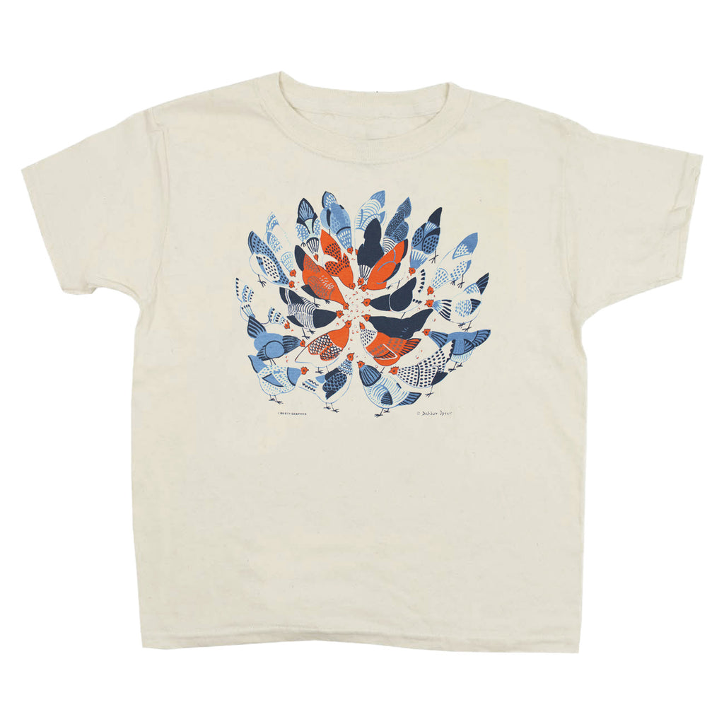 Chickens Youth Natural T-shirt