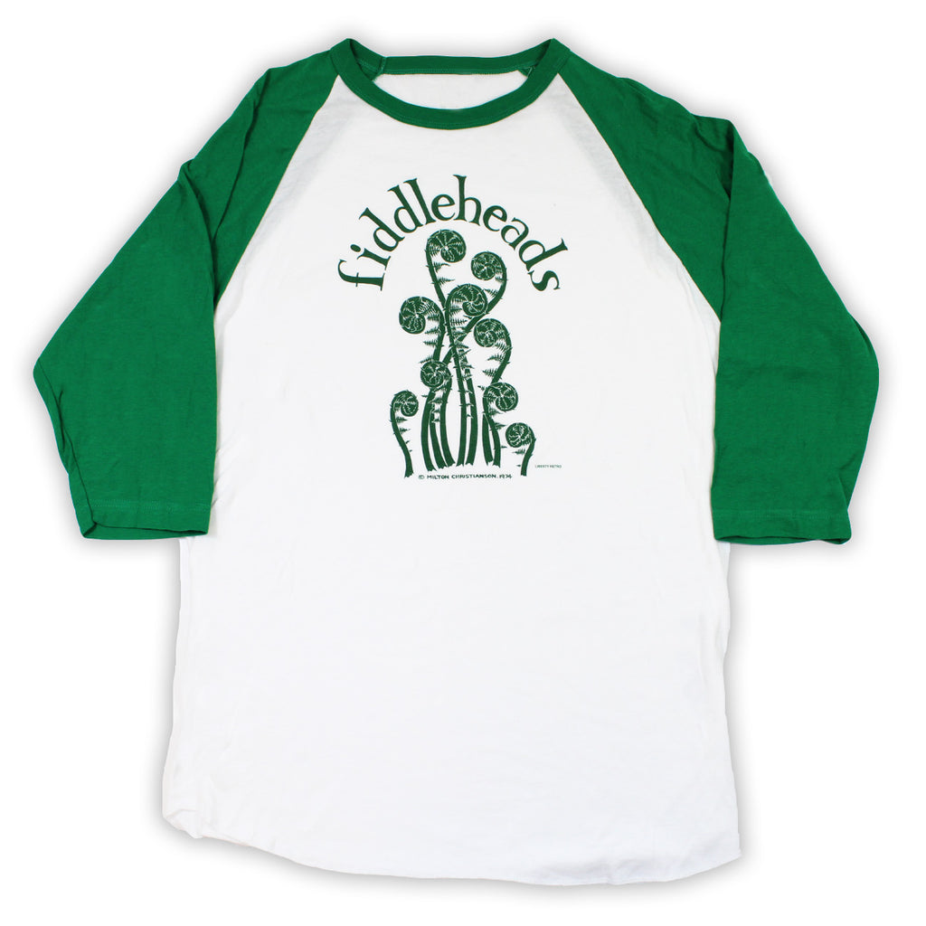 Fiddleheads Adult 3/4 Sleeve Raglan T-shirt