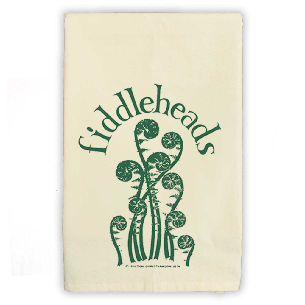 Fiddleheads Natural Tea Towel