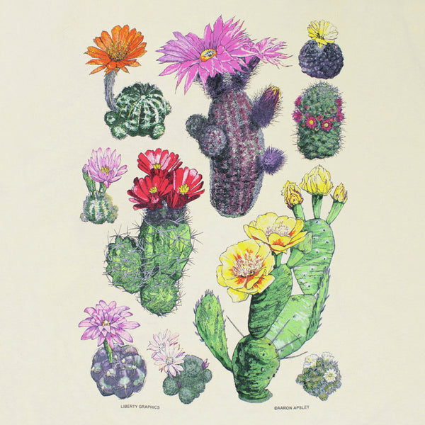 Flowering Cactus Species Adult Natural T-shirt