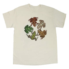 Frog Friends Adult Stone T-shirt – Liberty Graphics