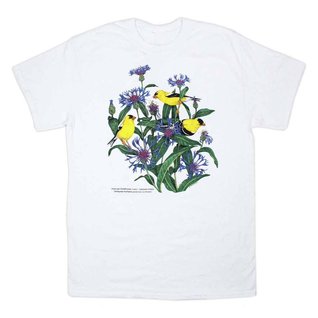 Goldfinches Adult White T-shirt