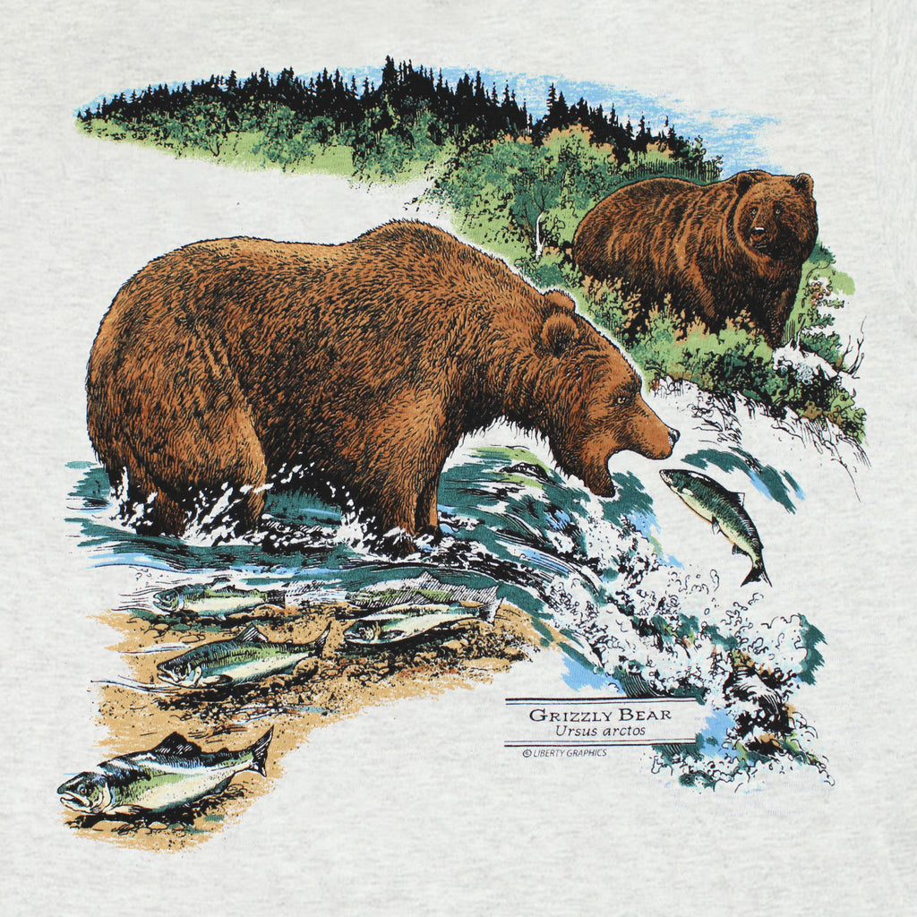 Grizzly Bears Youth Ash T-shirt – Liberty Graphics