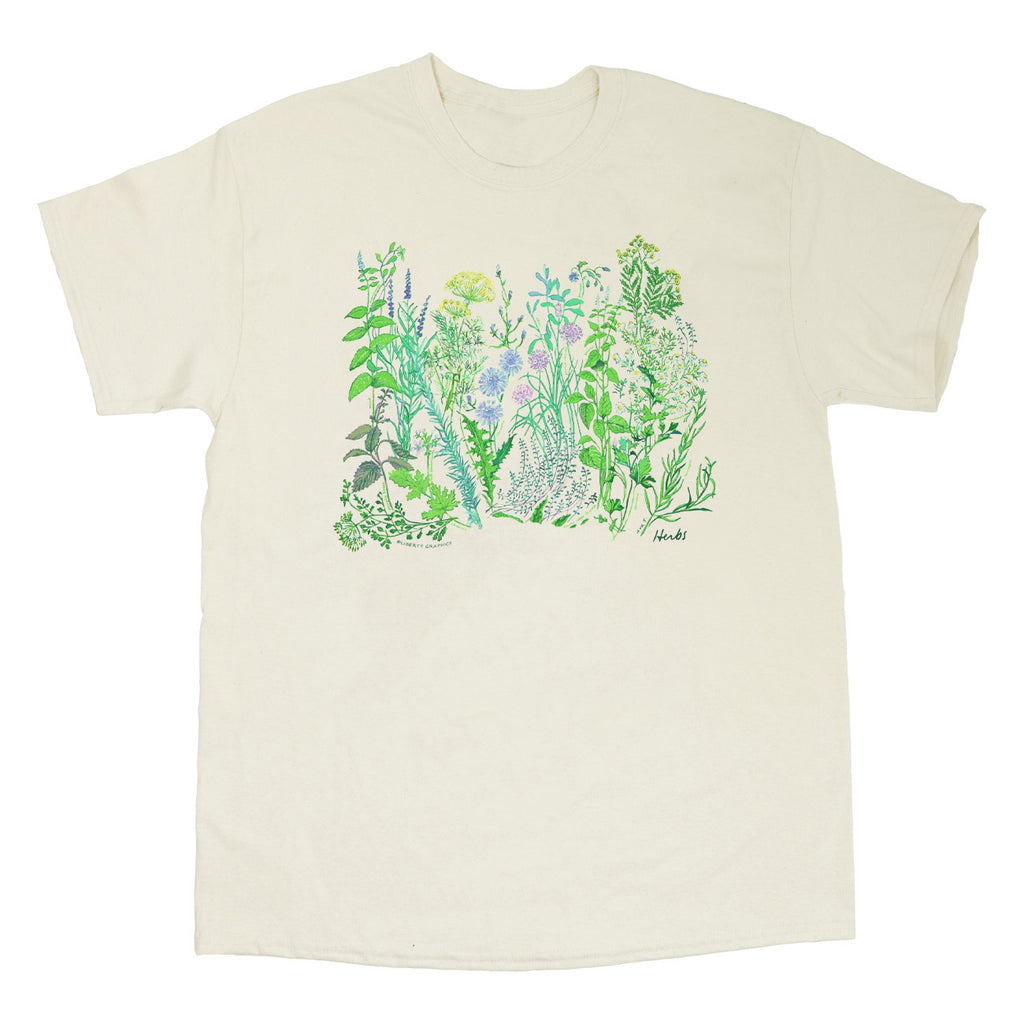 Herbs Adult Natural T-shirt