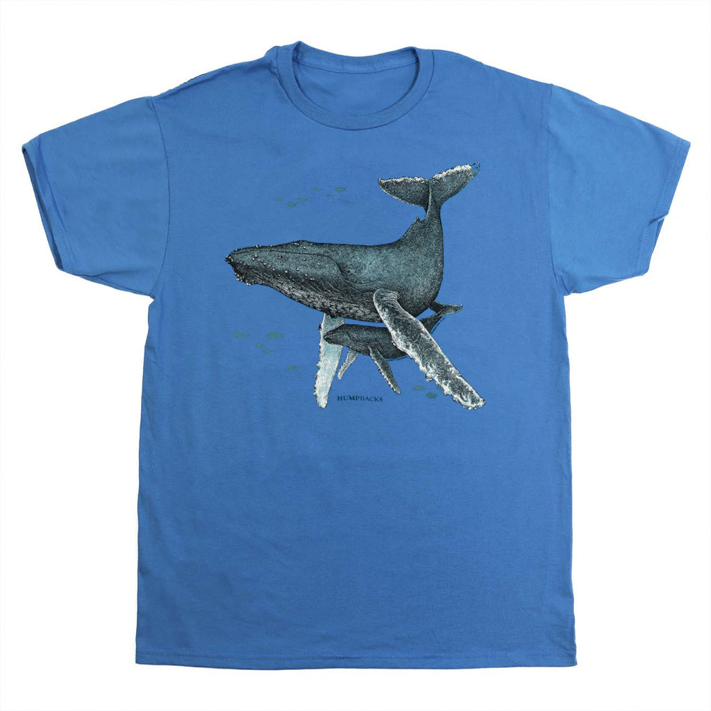 Humpbacks Adult Denim T-shirt