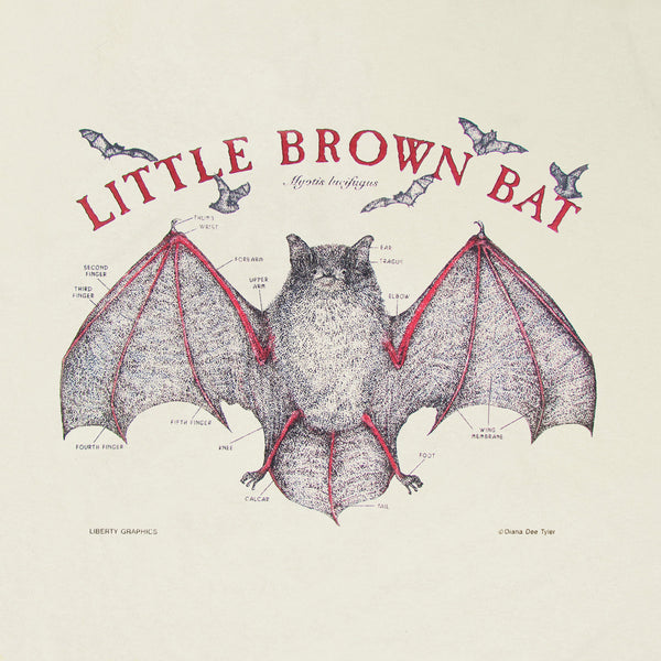 Little Brown Bat Adult Natural T-shirt