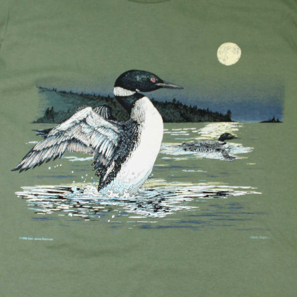 Loon Dance Olive Green T-shirt