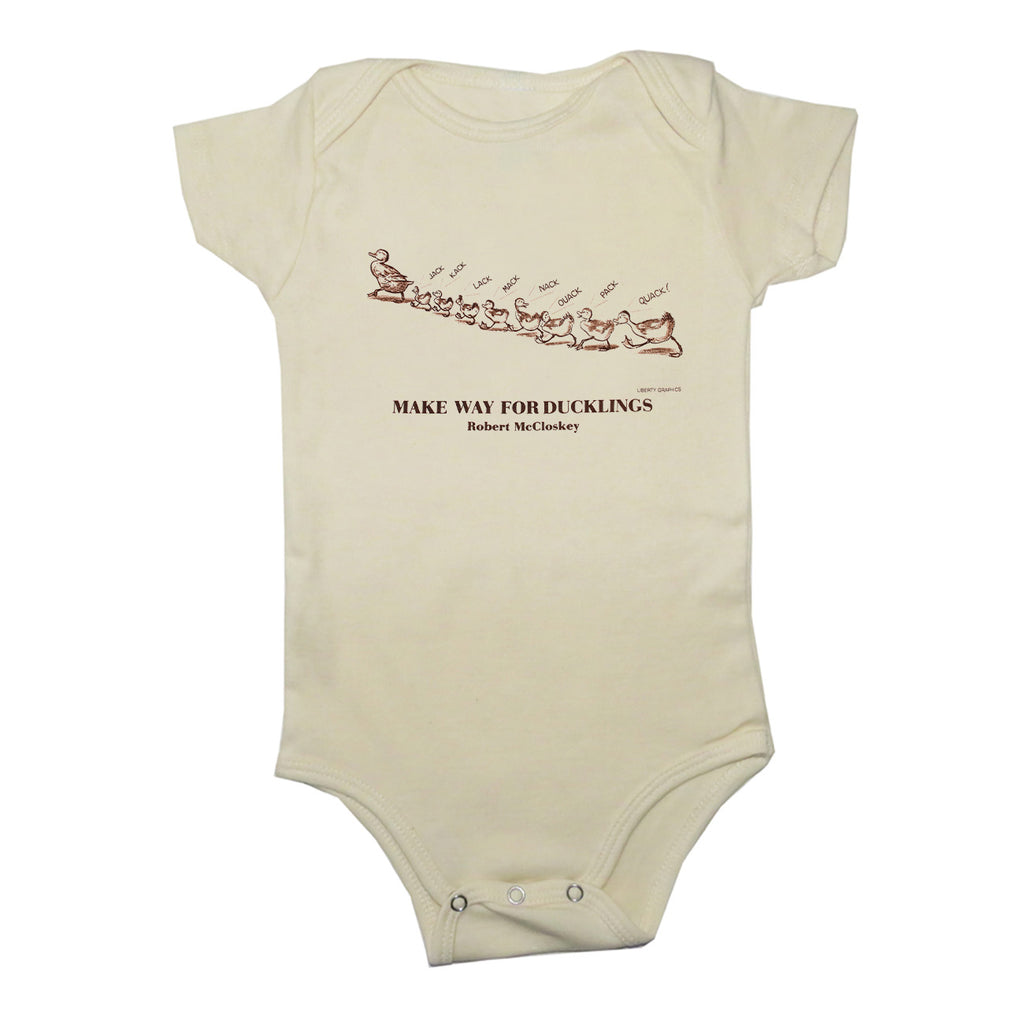 Robert McCloskey's Make Way For Ducklings - Quack! Organic Infant Natural One-piece