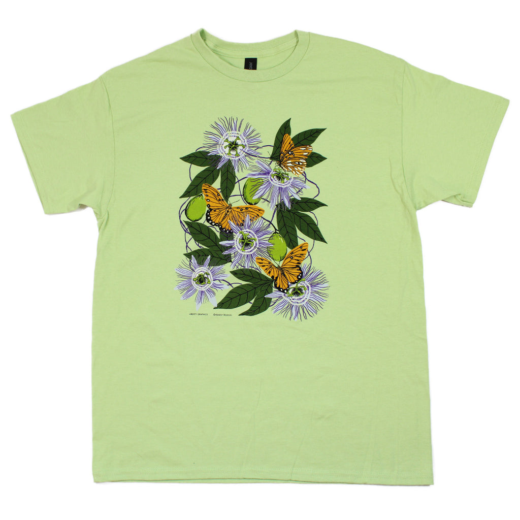 Passionflower Adult Pistachio T-shirt