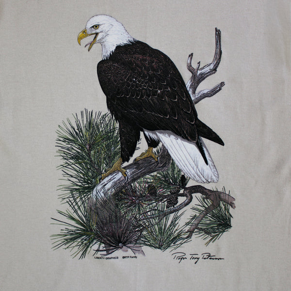 Roger Tory Peterson Eagle Adult Stone T-shirt