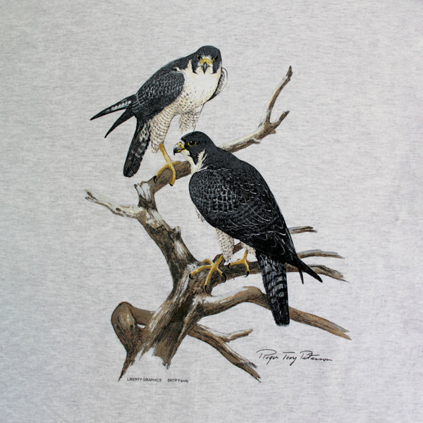 Roger Tory Peterson Peregrines Adult Ash T-shirt