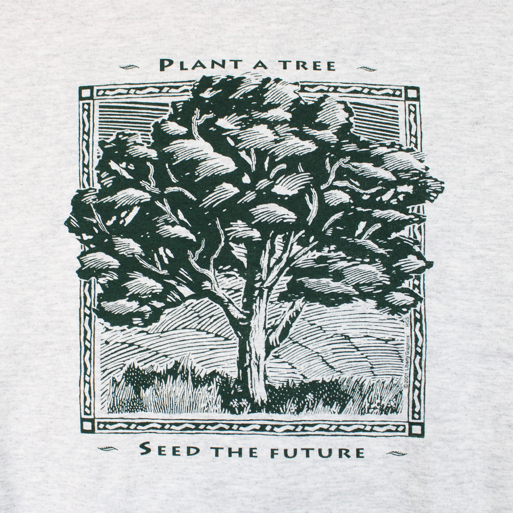Plant A Tree Adult Ash Crew Neck Sweatshirt – Liberty Graphics