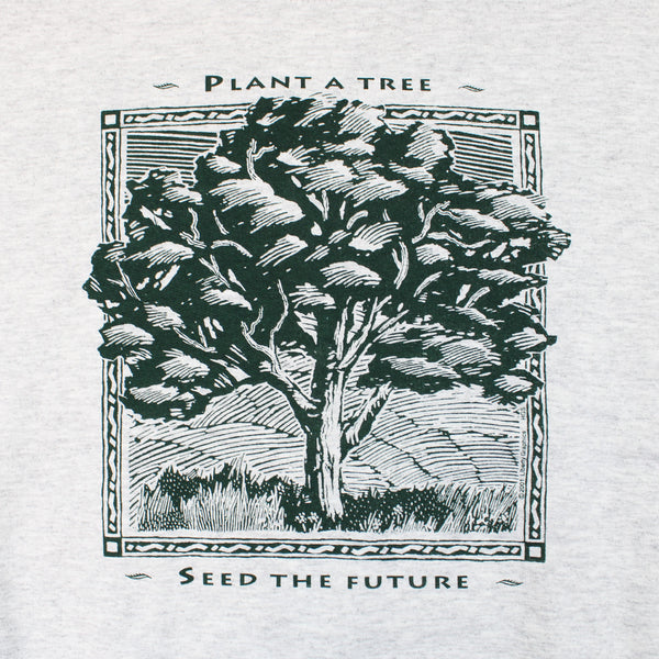 Plant A Tree Adult Ash Crew Neck Sweatshirt
