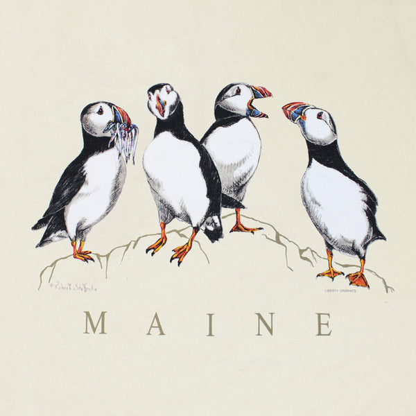Puffin Parley w/Maine Adult Natural T-shirt