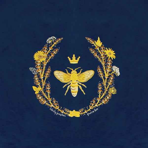 Queen Bee Ladies Navy T-shirt