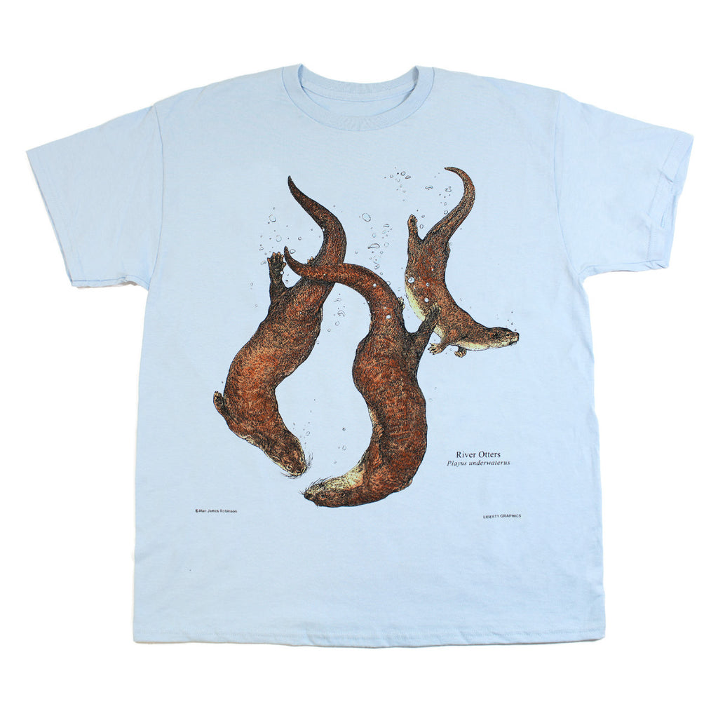River Otters Youth Light Blue T-shirt