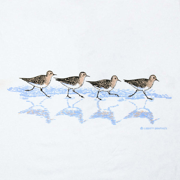 Sandpipers Adult White T-shirt