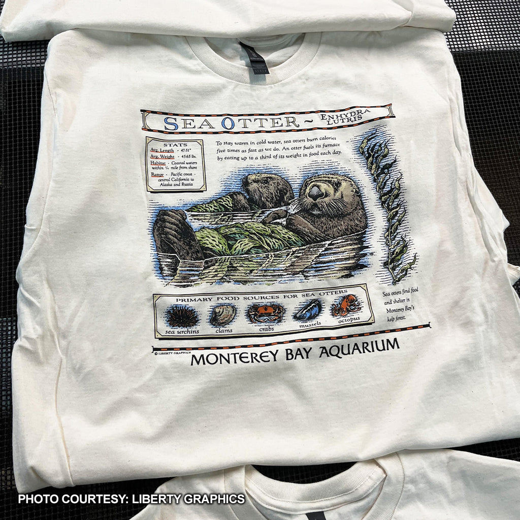 Monterey Bay Aquarium Vintage Sea Otter T-shirt (LINK IN DESCRIPTION)