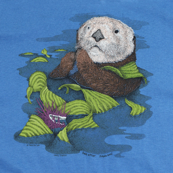 Sea Otter Adult Denim T-shirt