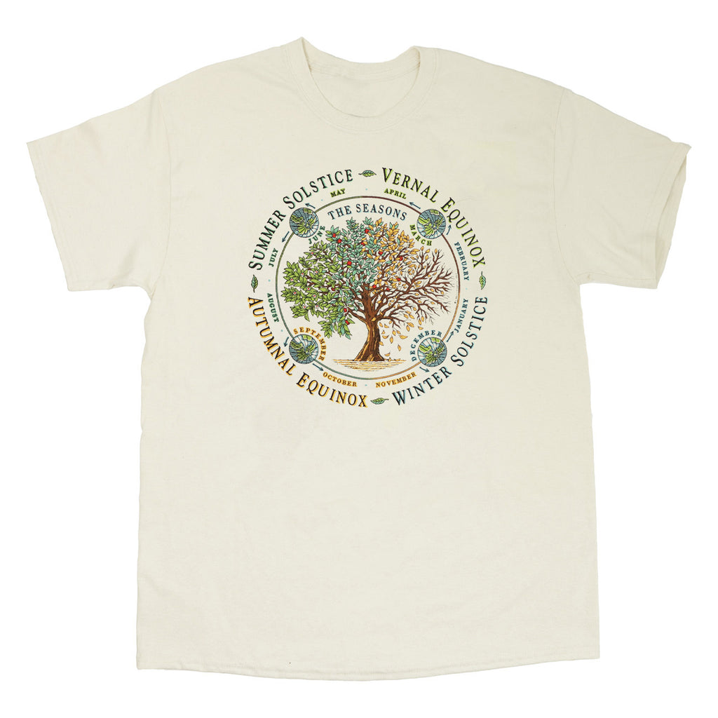 The Seasons Adult Natural T-shirt