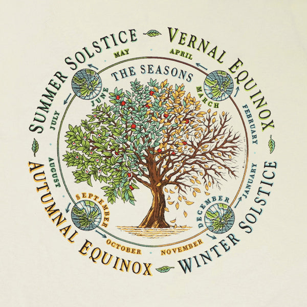 The Seasons Adult Natural T-shirt