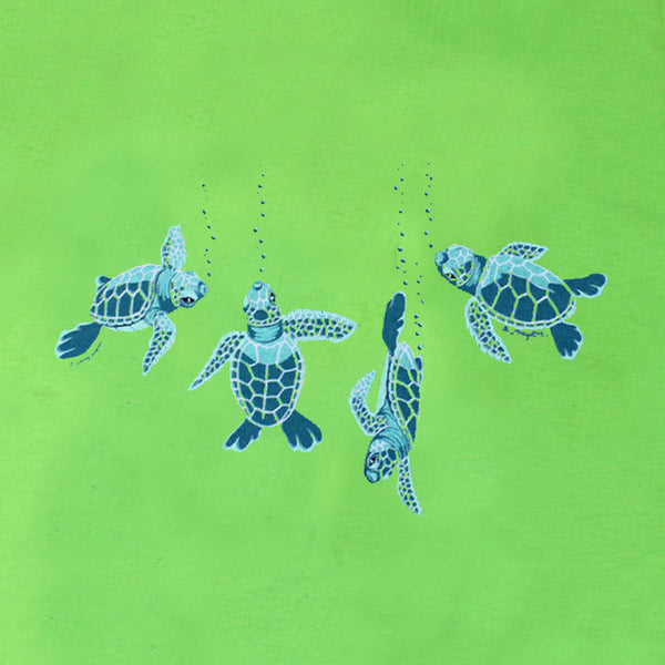 Sea Turtle Babies Toddler Key Lime T-shirt